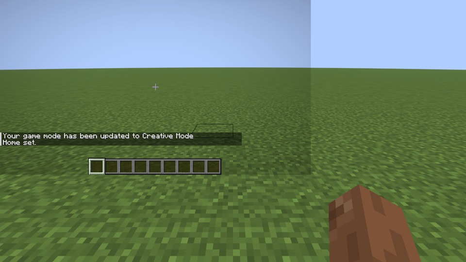 In-game test of /sethome